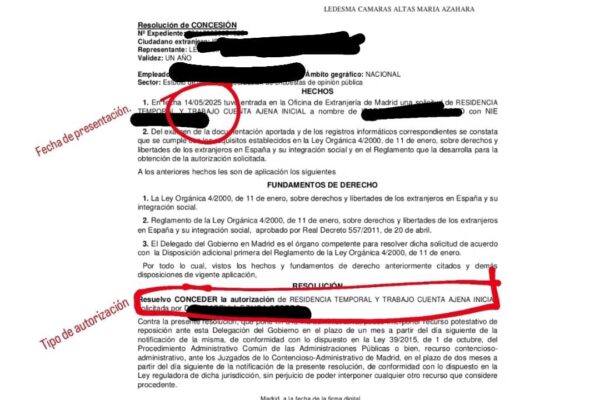 ¿Cuánto tardará en resolverse mi autorización de extranjería?